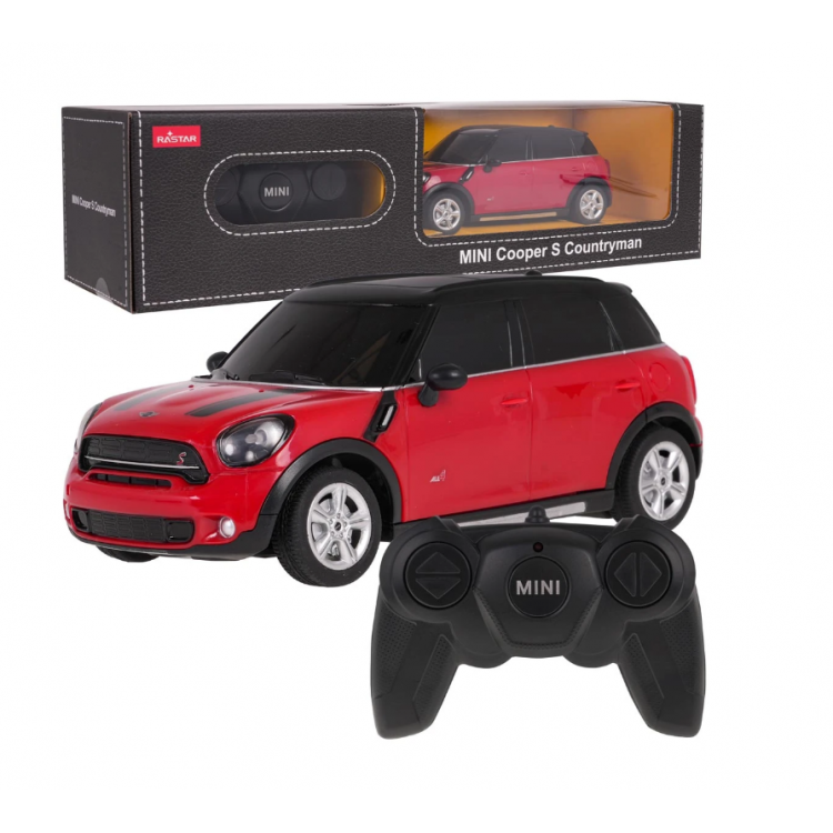 Auto na diaľkové ovládanie Mini Countryman Rastar 1:24 – červené